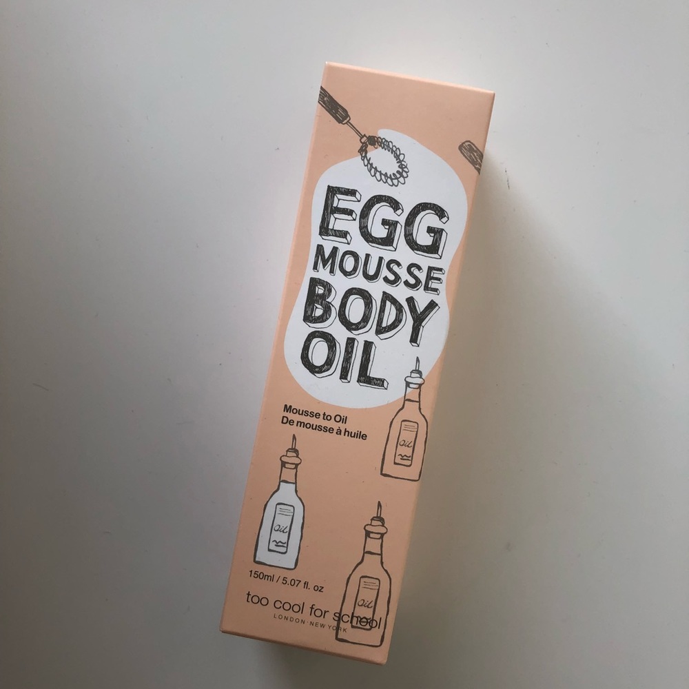 TOO COOL FOR SCHOOL Egg Mousse Body Oil